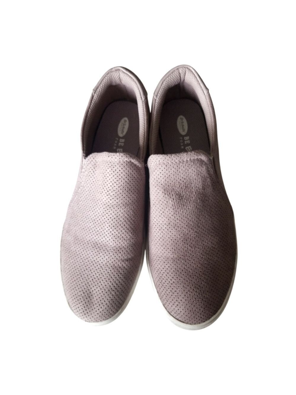 Dr. Scholl's Tan Suede Flats Slip-On Rubber Sole Loafers